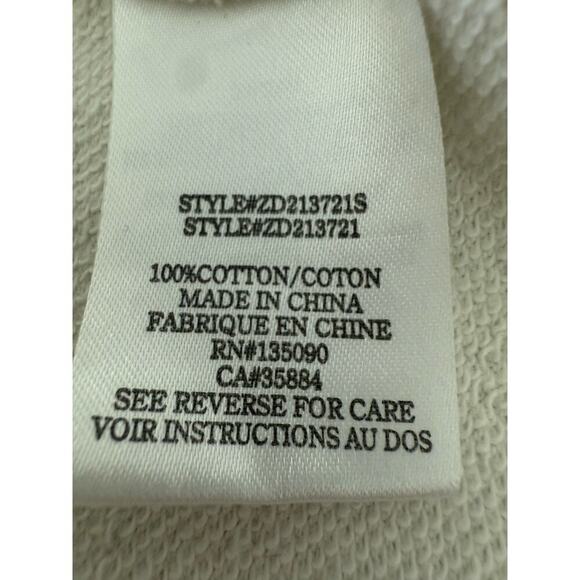 Z SUPPLY Dress Cream Dress Henley Cream Drop Waist Ruffled Comfy Casual Size M - Picture 8 of 9